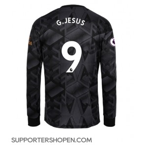 Arsenal Gabriel Jesus #9 Borta Matchtröja 2022-23 Långärmad